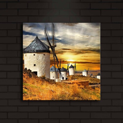 Wallity Zidna slika sa LED osvetljenjem 4040IACT-6, 40x40 cm Cijene