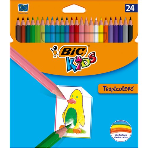 Inny Bic Kids Tropicolors svinčniki 24 barv, (20651572) Slike