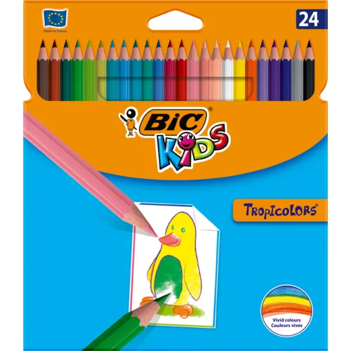 Inny Bic Kids Tropicolors svinčniki 24 barv, (20651572)