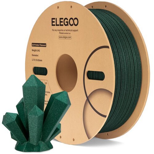  PLA Sparkle Black, 1.75 mm / 1000 g Slike