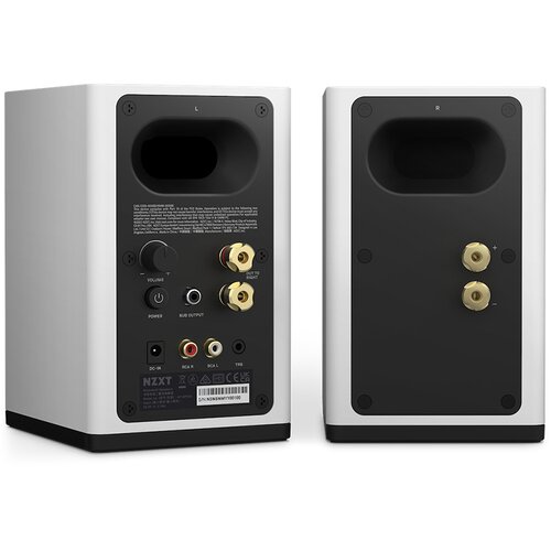 NZXT gaming speakers 3 inča white V2 zvučnici beli (AP-SPKW2-UK) Slike