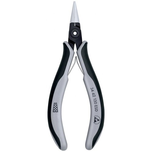 Knipex precizna kle&amp;scaron;ta za elektroniku sa ravnim čeljustima 135mm (34 42 130 esd) Slike
