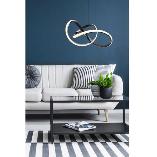Zuma line MD9717-1-3BCD - led luster na sajli indigo LED/44W/230V crna Slike