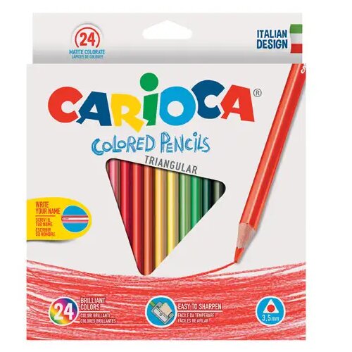 Carioca Trokutaste bojice u setu sa šiljilom 24kom - Cene