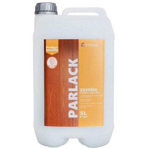 Tritonex Zavr&amp;scaron;ni parket lak Parlack, Mat, 5 l Slike