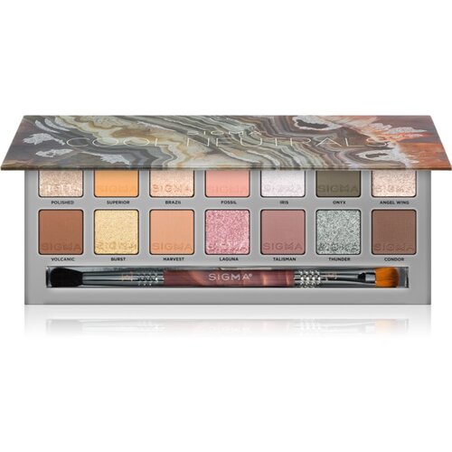 Sigma Beauty Cool Neutrals paleta senčil za oči 1 kos Cene