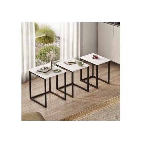 Hanah home Set 3 stočića Dublin White Cene