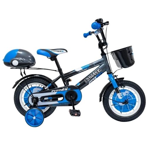 Sporting Machine Dečiji bicikl za dečake 12" Fitness Blue, 2g+ Cene