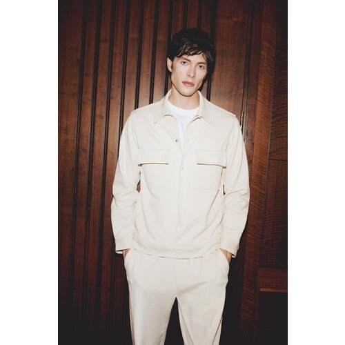 Defacto Regular Fit Polo Neck Shirt Jacket Slike
