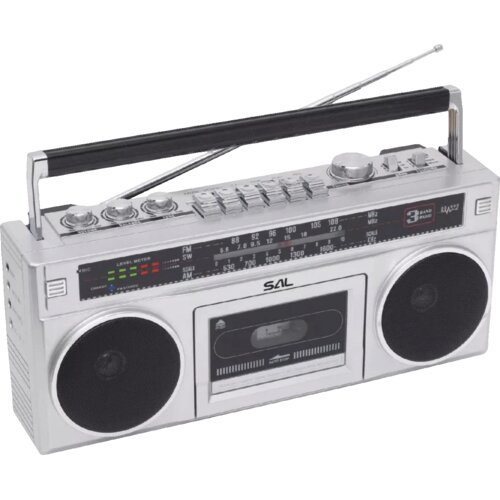 Sal Retro radio + BT bežični zvučnik, FM, MP3, USB, AUX - RRTBRONX Slike
