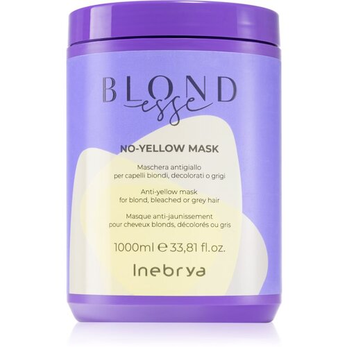 Inebrya BLONDesse No-Yellow Mask maska za lase za nevtralizacijo rumenih odtenkov 1000 ml Cene
