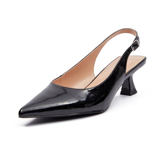 Orsay Black Women's Heeled Sandals - Women's Cene