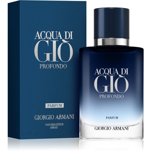 Armani Acqua di Gi&amp;ograve; Profondo Parfum parfum za mo&amp;scaron;ke 30 ml Slike