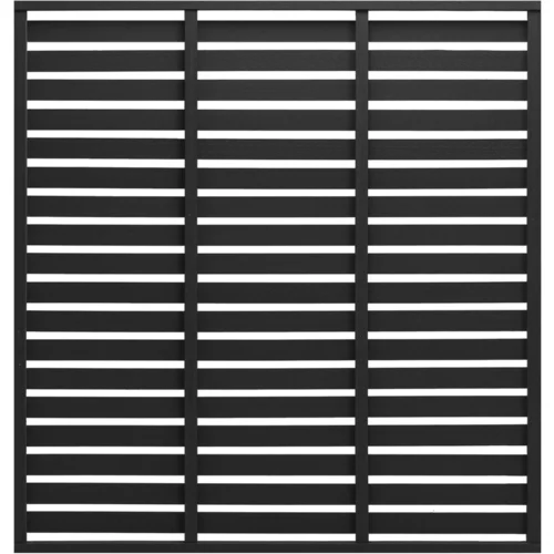 PANEL za ogradu WPC 180 x 180 cm crni