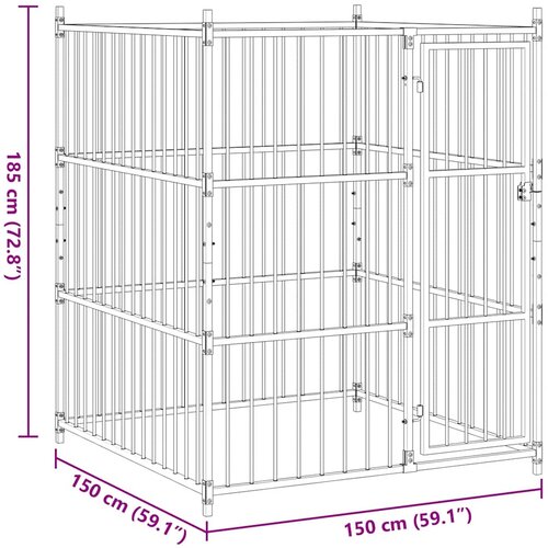  kavez za pse 150 x 150 x 185 cm Slike