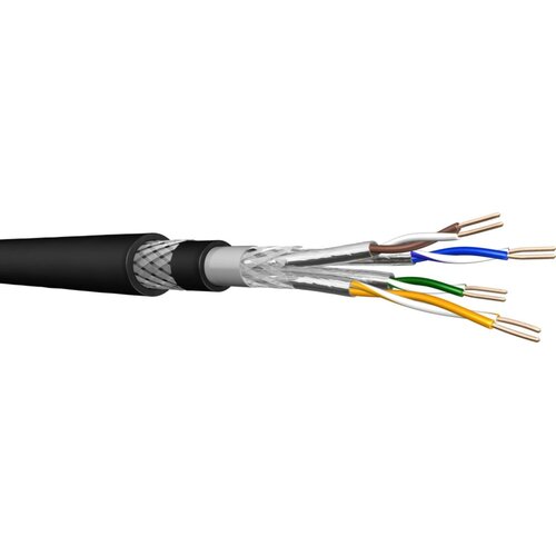 Draka Comteq (DNT) UC900 SS23 C7 (L)HQ2Y, črno, 4P S/FTP, AWG23, SWB, 60062472-T1000, (20811098) Slike