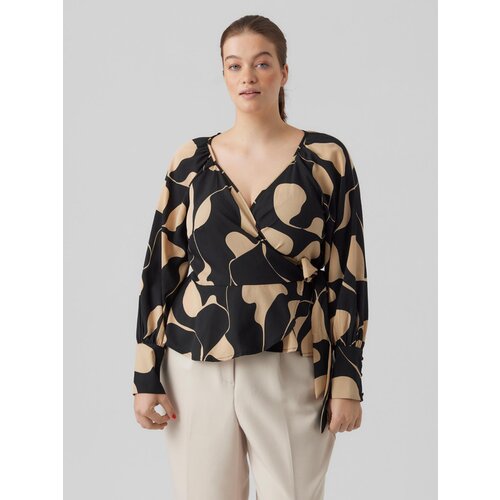 Vero Moda Curve Lydia Bluza Črna Slike