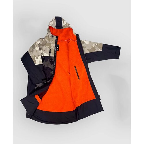 Dryrobe Nexus Long Sleeve Surf poncho dual camo orange Cene