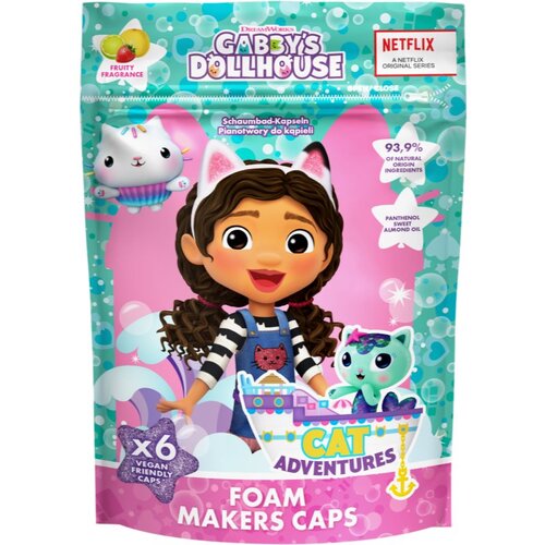 Gabby's Dollhouse Foam Makers pjena za kupanje za djecu 3y+ 6x16 g Cijene
