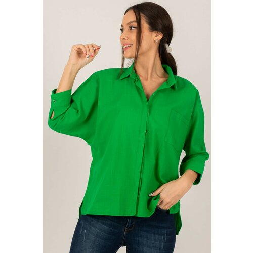 armonika Shirt - Green - Oversize Slike