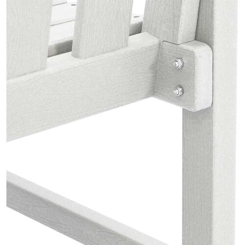  Vrtna stolica 4 pcs Bijelo 65.5 x 59 x 88 cm Polietilen Slike