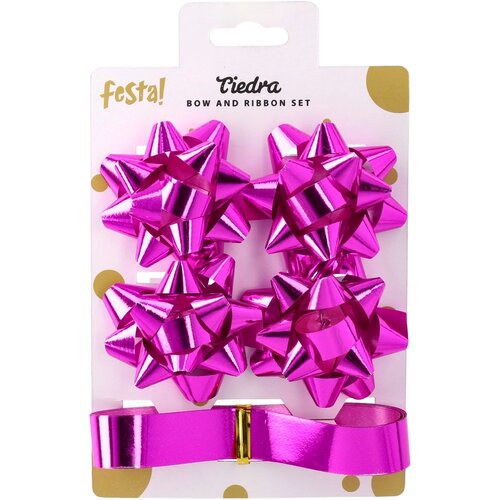  Tiedra, set mašni i trake, metalik 5K - odaberite boju Cene