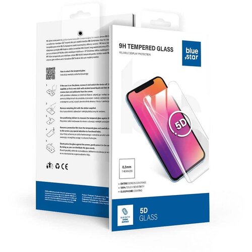 Blue Star Kaljeno staklo za Xiaomi Redmi Note 15 4G / Note 15 5G 5D crno Cijene