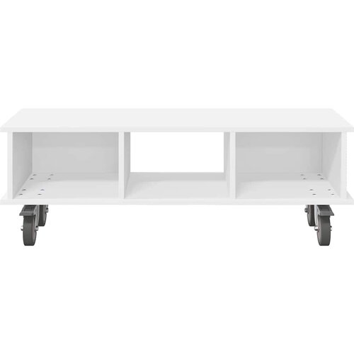  stalak Bijelo 100 x 35 x 35 cm Konstruirano drvo Slike