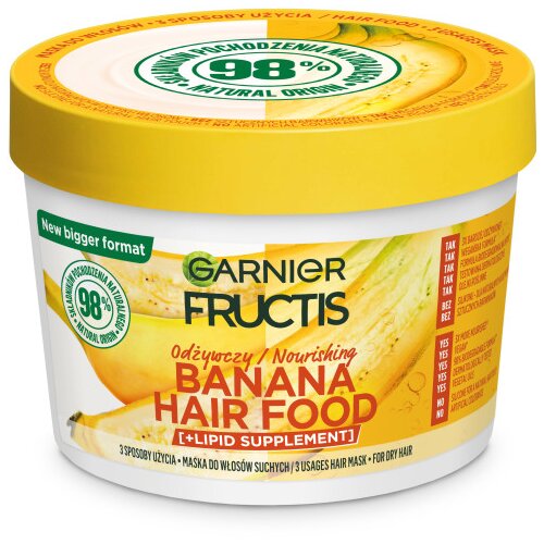 Garnier Fructis Banana maska za suhe lase, 400ml, (21825717) Cene