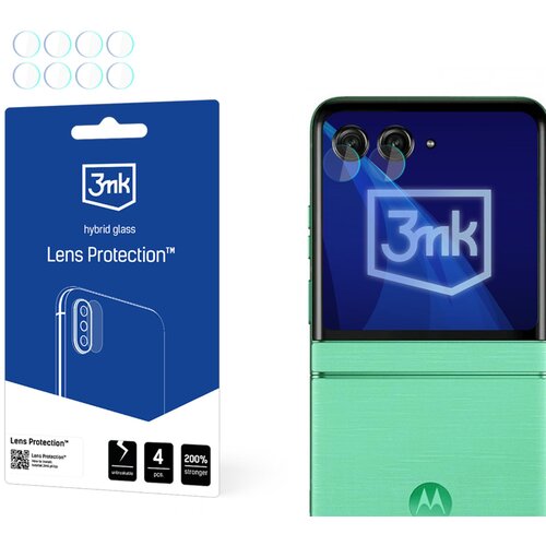 3mk ZAŠČITNO STEKLO ZA LEČE ZA MOTOROLA RAZR 60 POLNA ZAŠČITA, (5000333687) Cene