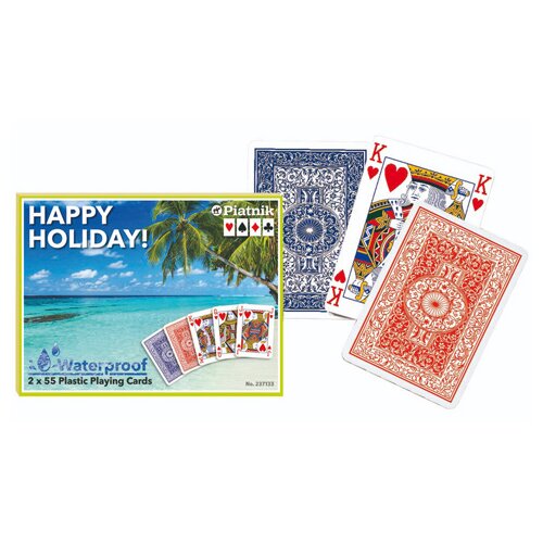 Piatnik Happy Holiday plastične remi karte 2x55 - Cijene