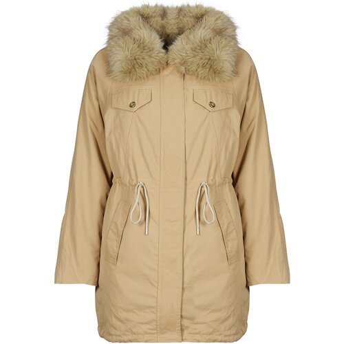 Guess LUCIE PARKA FAUX FUR Bež Cijene