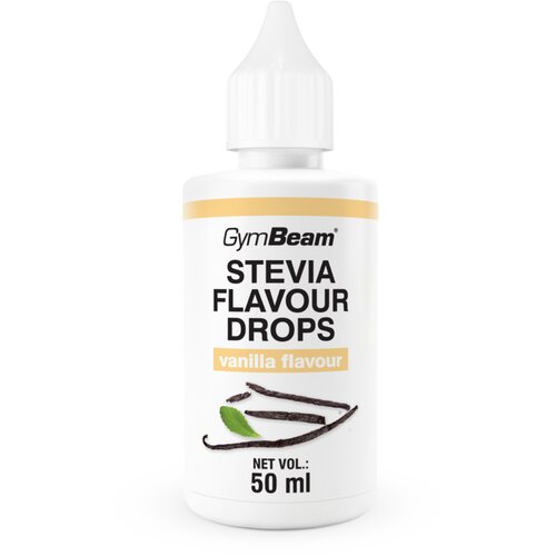 GymBeam Stevia Flavour Drops 50 ml vanila Cene