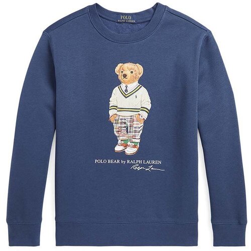 Polo Ralph Lauren Dječja dukserica boja: tamno plava, s tiskom Slike