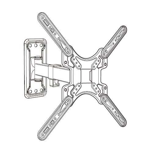 Xstand TILT/ARM SHORT 23/60 Nosač za TV/Nagib+8-10/ Rotacija +90-90/VESA 400x400/30kg/6-26cm od zida Slike
