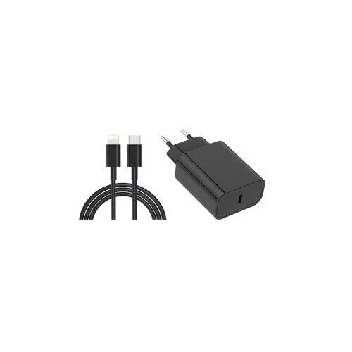 Univerzalni punjac za smartphone s lightning kablom 1m Gigatech XW108, 20W, crni Cijene
