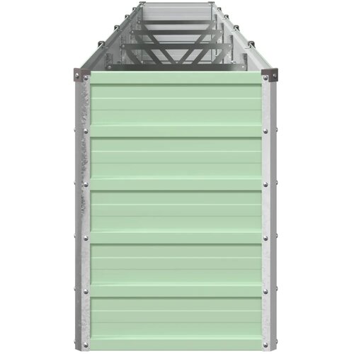  Povi&scaron;eni vrtni krevet Pastelno zelena 400 x 40 x 55 cm - 400 x 40 x 55 cm Pastelno zelena Cijene