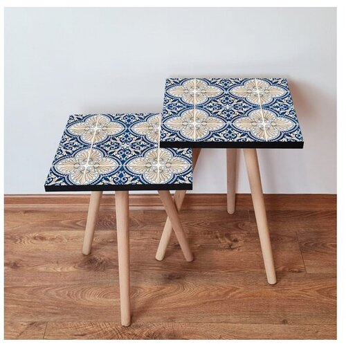 Hanah home sklapajući Stočić 2 Komada 2SHP40 - Navy Plavo Cene