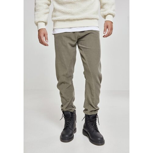 Urban Classics Corduroy Jog Olive Trousers Slike