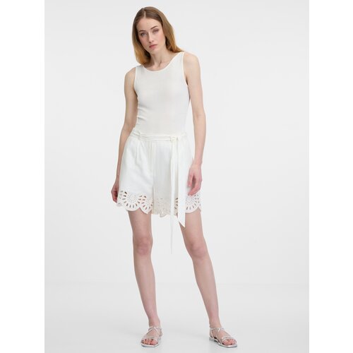 Orsay White women's shorts - Women's Cene