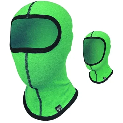 Rough Radical Kids's Balaclava Silver Sc Green Melange