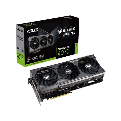 Asus Grafična kartica TUF-RTX4070-O12G-GAMING nVidia RTX 4070 12GB GDDR6 Slike