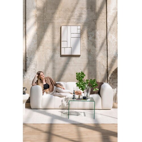 Bonami Selection Siva bar&amp;scaron;unasti sofa 225 cm Cube &amp;ndash; Slike