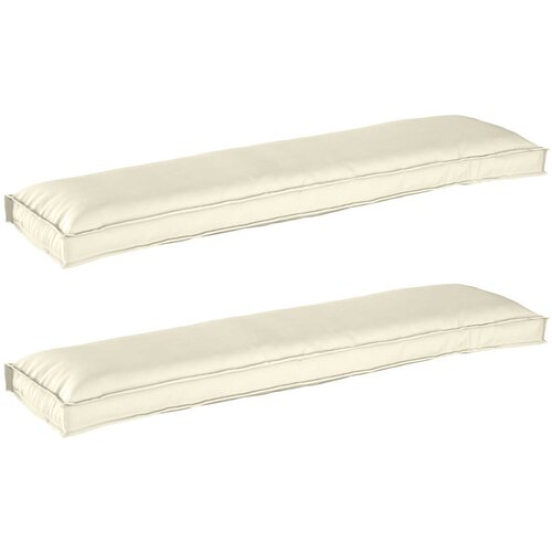  Set jastučića za palete 2 pcs Krema 150 x 40 x 8 cm Cijene