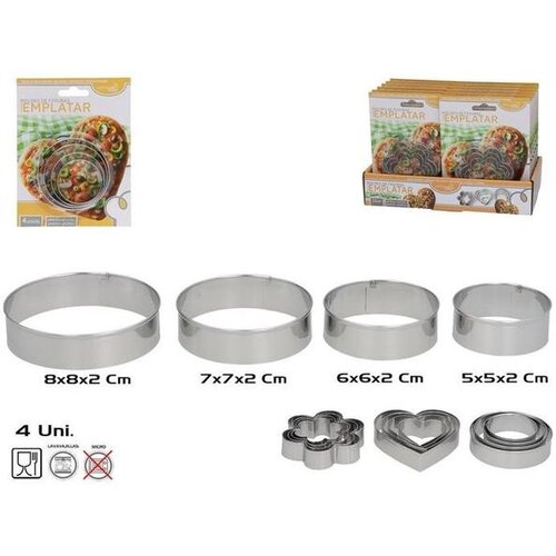  KALUPI ZA KEKSE/HRANU SET 4/1 Cijene