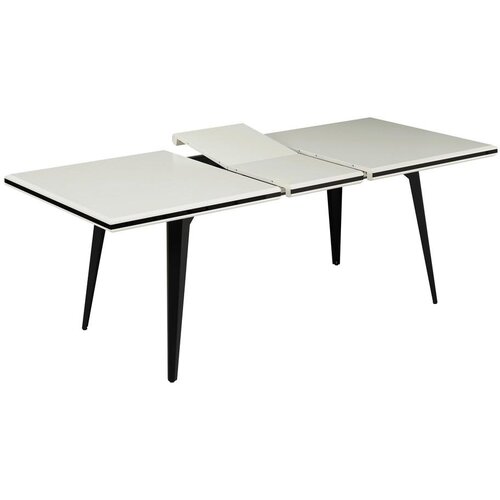 Modern Living raztegljiva miza kobe, bela, 160-200x90 Slike