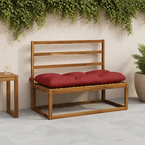  Jastučići za klupe VIANEN 2 kom. 100% poliester Crvena - Crvena 130 x 50 x 12 cm Cene