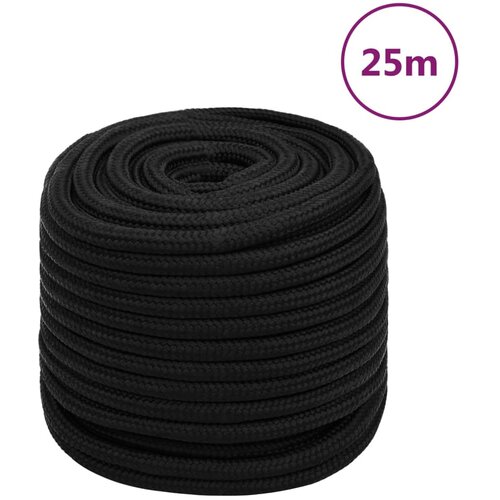 vidaXL Delovna vrv črna 18 mm 25 m poliester Cene