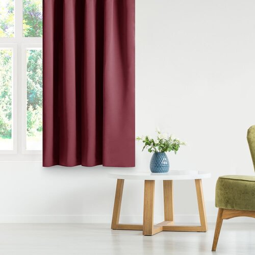Restilo Bordo rdeča zatemnitvena zavesa 140x270 cm Eyelets &amp;ndash; Slike