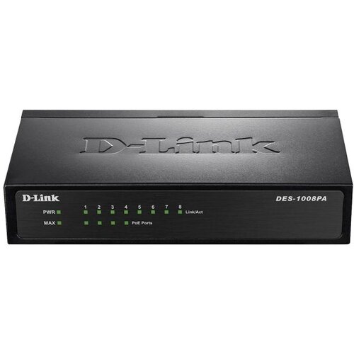 Switch DLINK 8-Port PoE Fast Ethernet Unmnged Desktop Cijene